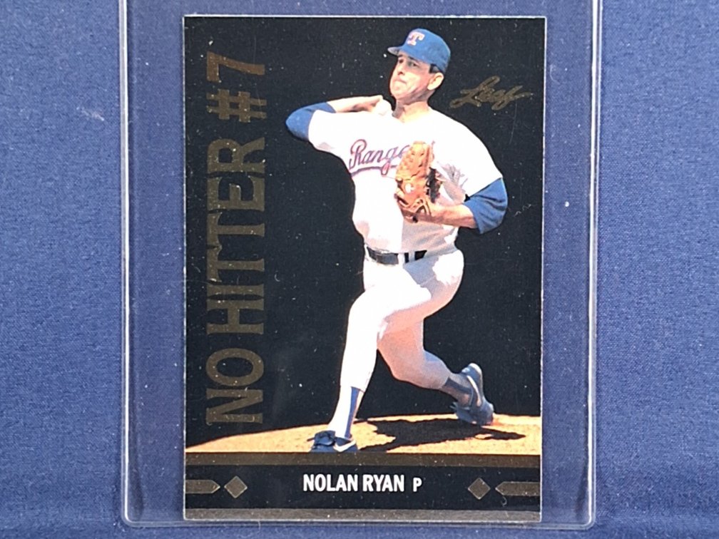 1991 Leaf No Hitter #7 Nolan Ryan HOF