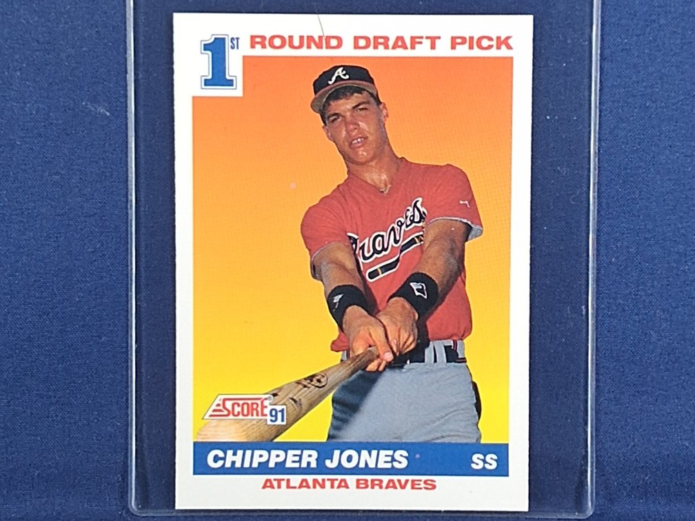 1991 Score #671 Chipper Jones Rookie HOF