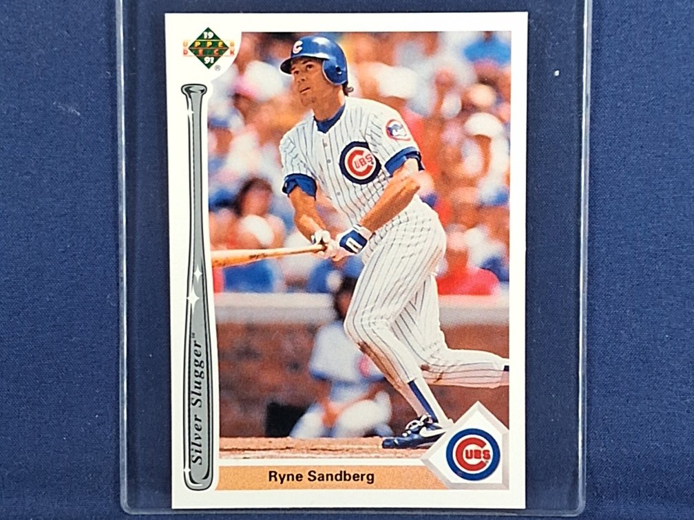 1991 UD Silver Slugger #SS8 Ryne Sandberg HOF