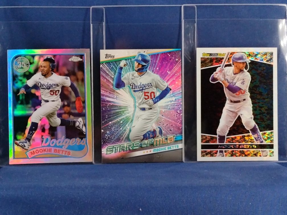 3 Mookie Betts cards
