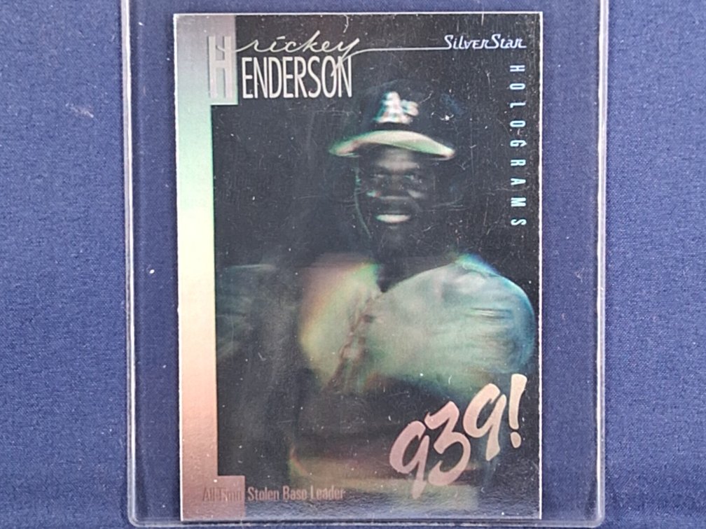 1991 UD Silver Star Hologram NNO Rickey