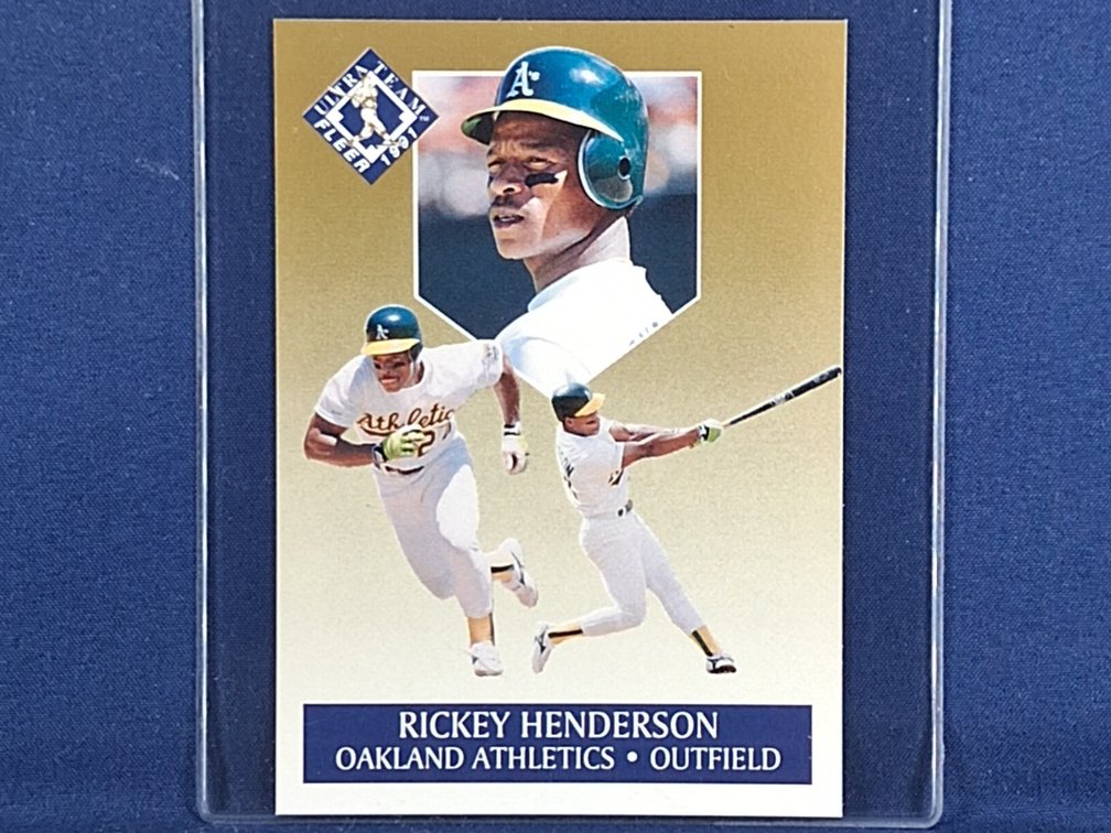 1991 Ultra Team #5 of 10 Rickey Henderson HOF