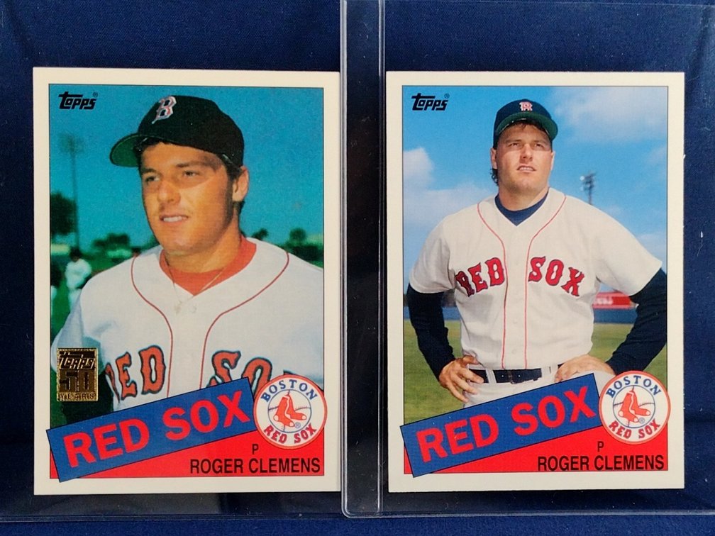 2 Roger Clemens cards