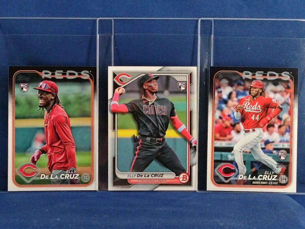 3 Elly De La Cruz rookie cards
