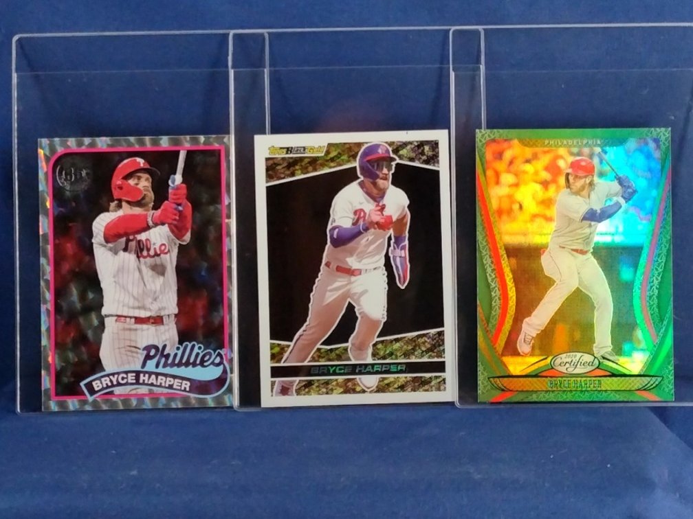 3 Bryce Harper cards