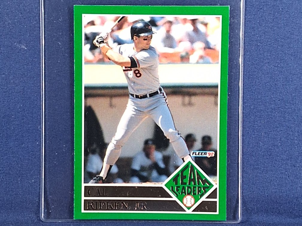 1992 Fleer Team Leaders #17 of 20 Cal Ripken Jr.