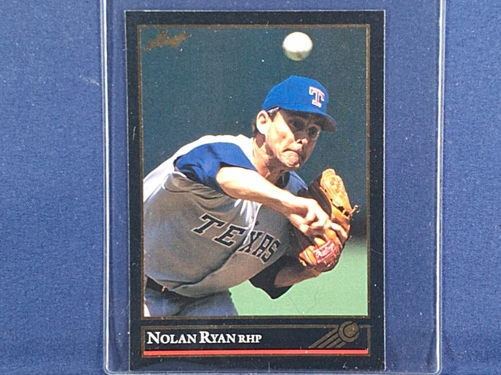 1992 Leaf Black Gold #41 Nolan Ryan HOF