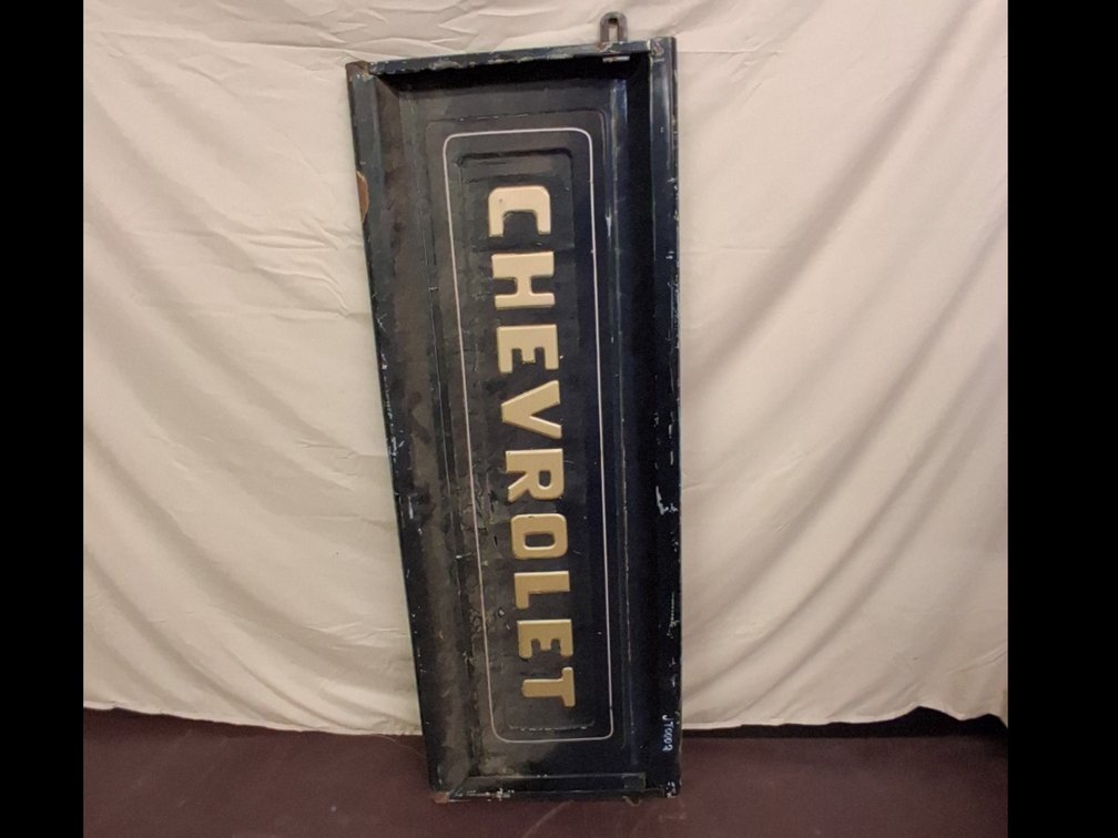 vintage Chevrolet tailgate