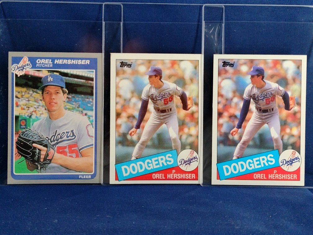 3 Orel Hershieser rookie cards