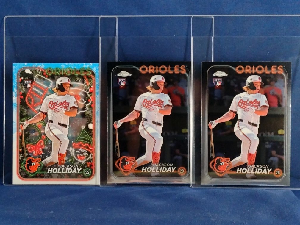 3 Jackson Holiday rookie cards