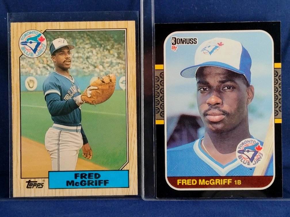 2 Fred McGriff rookie cards