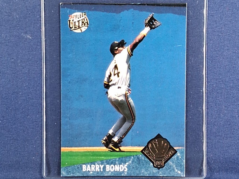 1992 Fleer Ultra Gold Glove #11 of 25 Barry Bonds