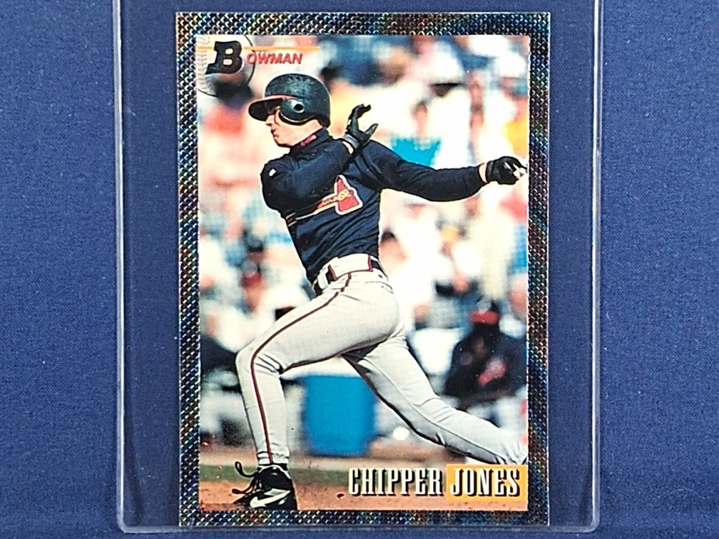 1993 Bowman Gold Foil #347 Chipper Jones