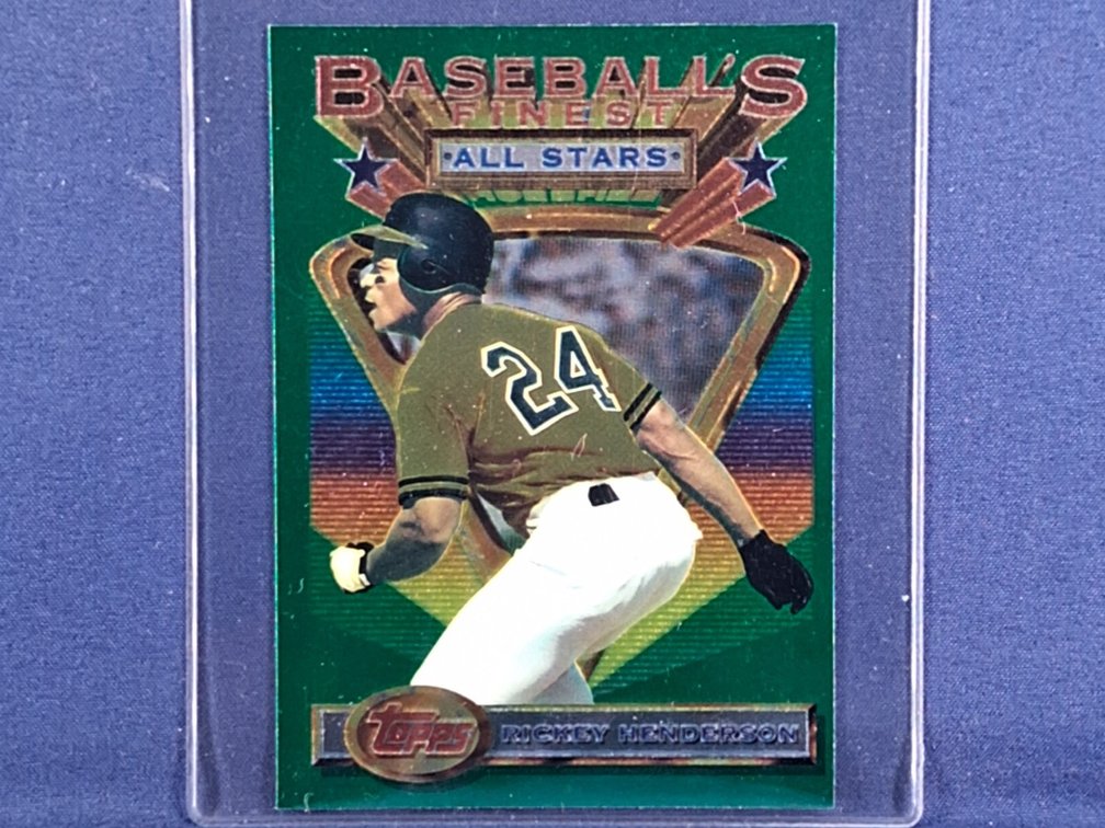 1993 Finest #86 Rickey Henderson HOF