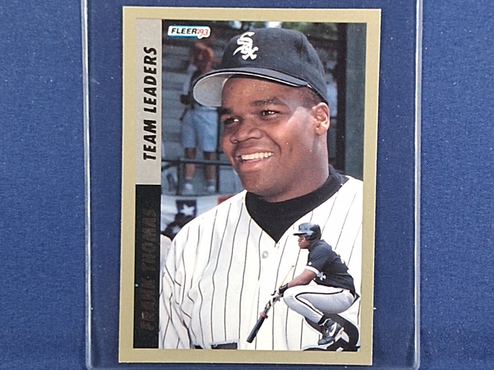 1993 Fleer Team Leaders #5 of 10 Frank Thomas HOF