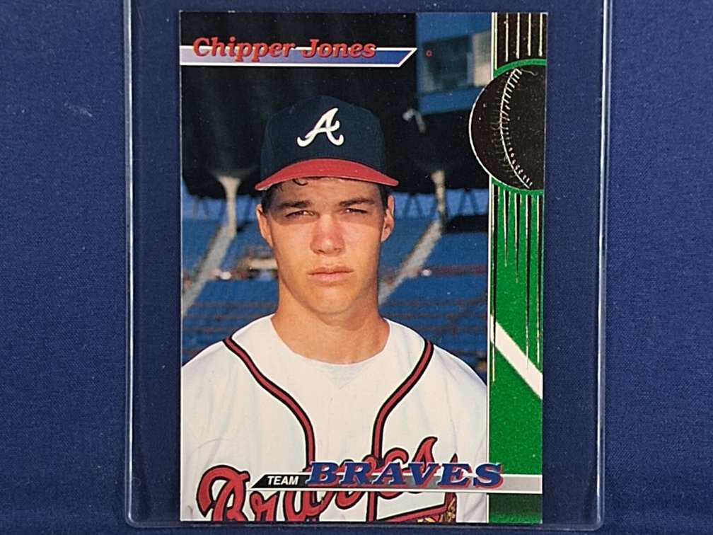 1993 Stadium Club #9 Chipper Jones Rookie HOF