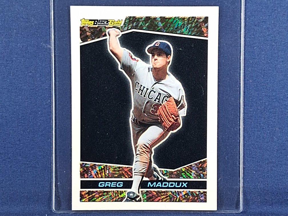 2 Topps Black Gold #12 Greg Maddux HOF