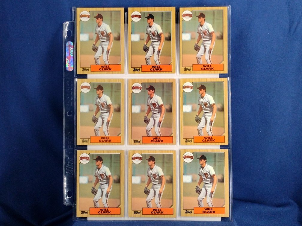 9 Will Clark rookie cards