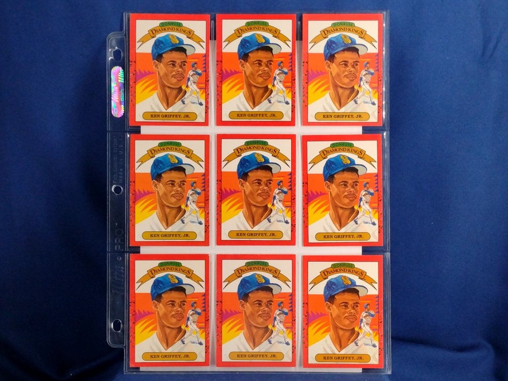 9 Ken Griffey Jr. cards HOF