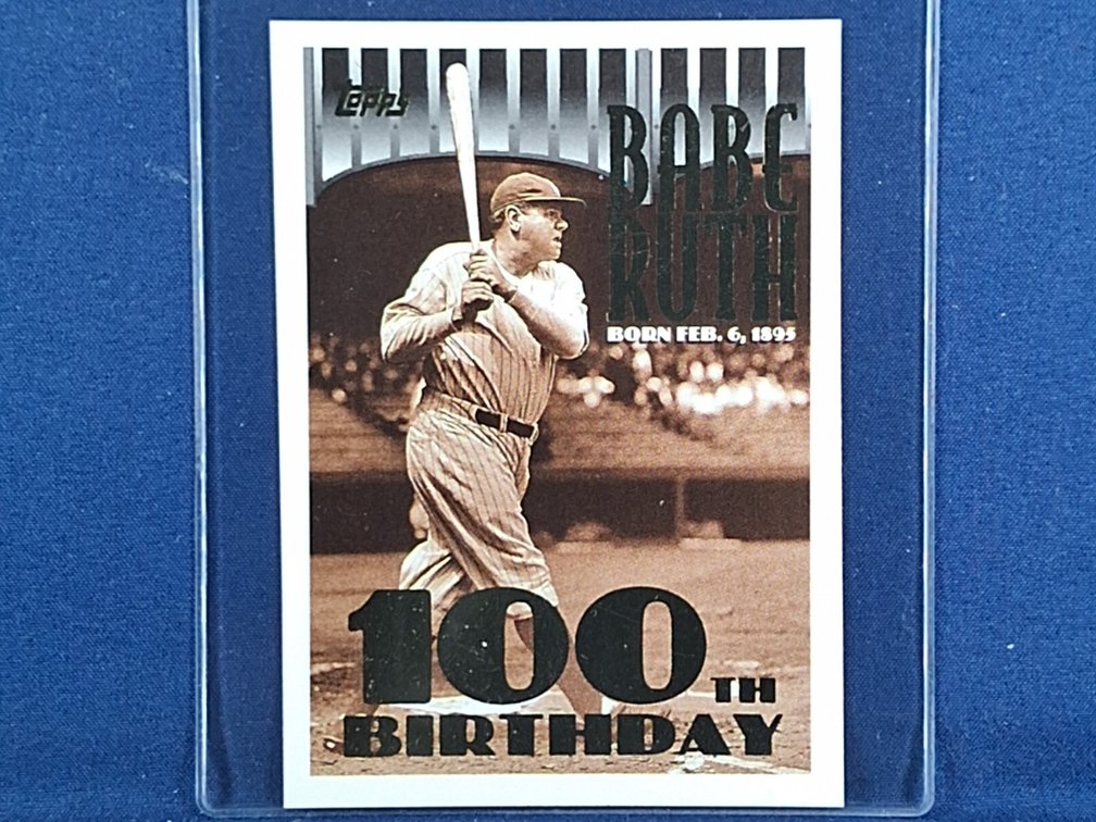 1995 Topps 100th Birthday NNO Babe Ruth HOF