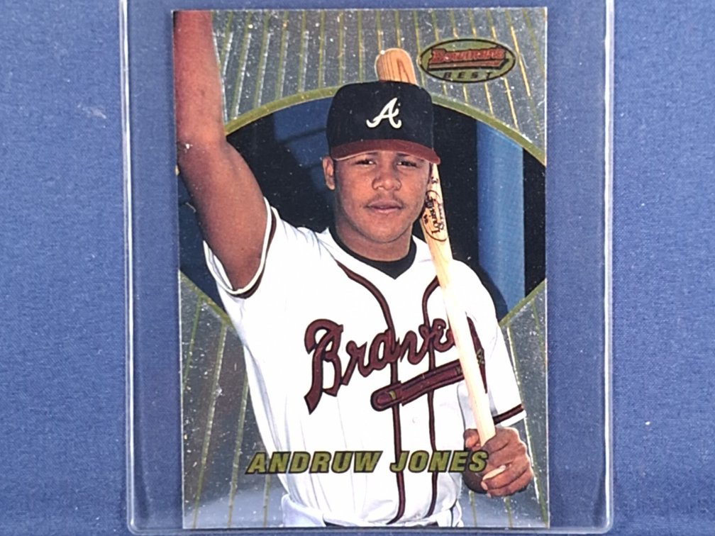 1996 Bowman's Best #91 Andruw Jones Rookie HOF