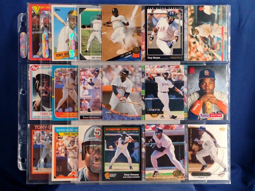 36 Tony Gwynn cards HOF