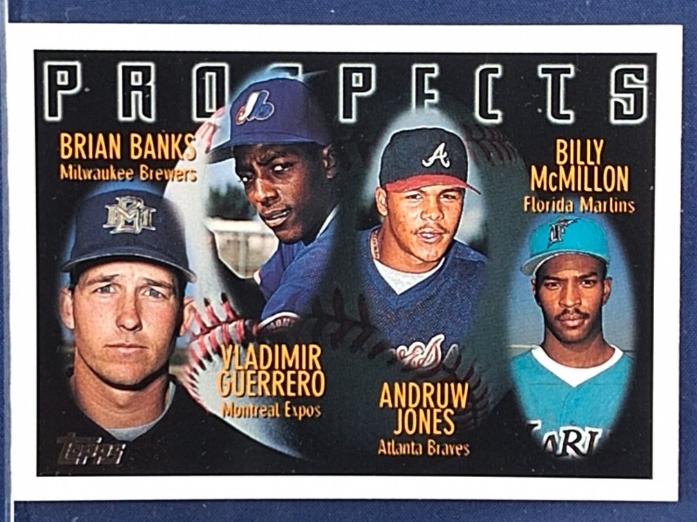Two 1996 Topps #435 Vladimer Guerreo /