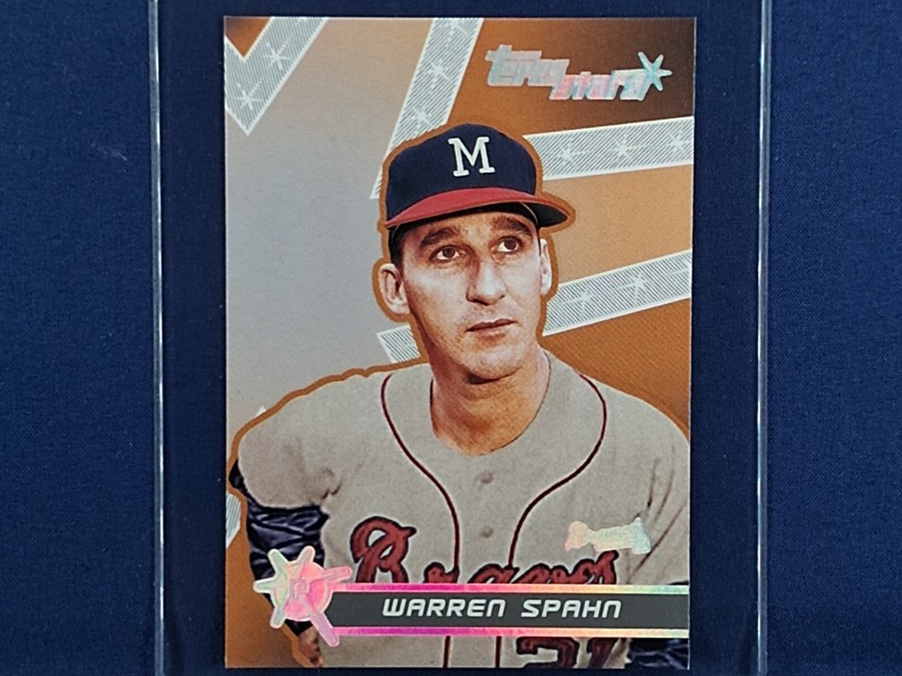 2001 Topps Stars #148 Warren Spahn HOF
