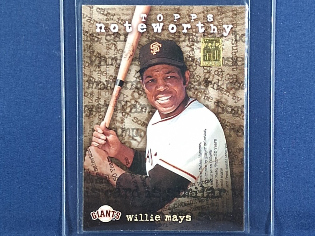 2001 Topps 50 Years #TN26 Willie Mays HOF