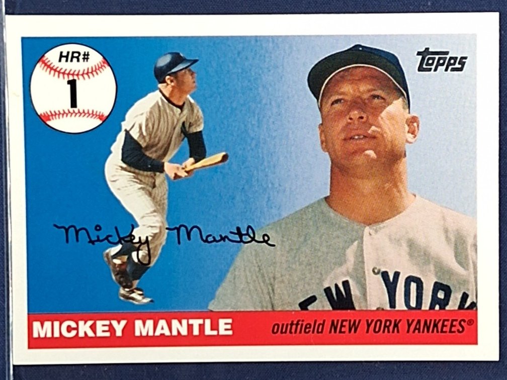 2006 Topps HR#1 #MHR1 Mickey Mantle HOF