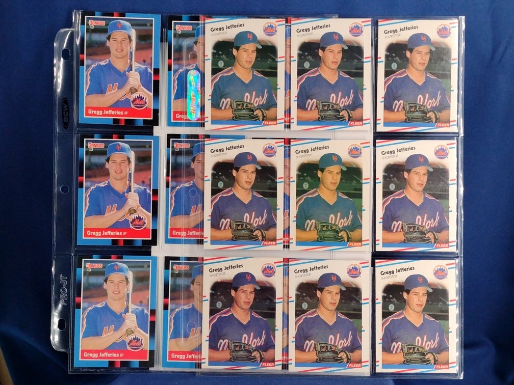 18 Greg Jefferies rookie cards