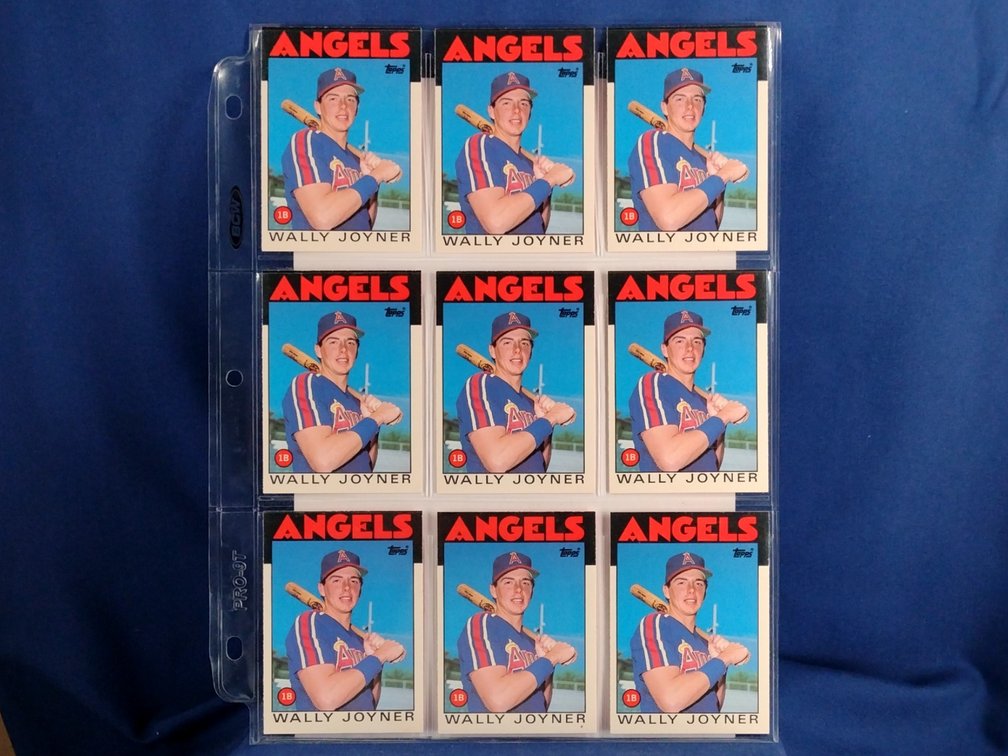 9 Wally Joyner rookie cards