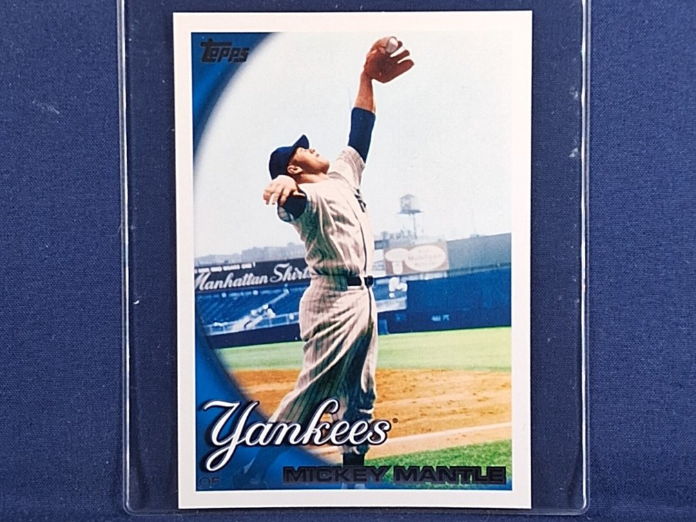 2010 Topps Short Print #7 Mickey Mantle HOF