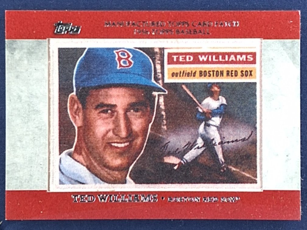 2013 Topps Card Patch #MCP-11 Ted Williams HOF