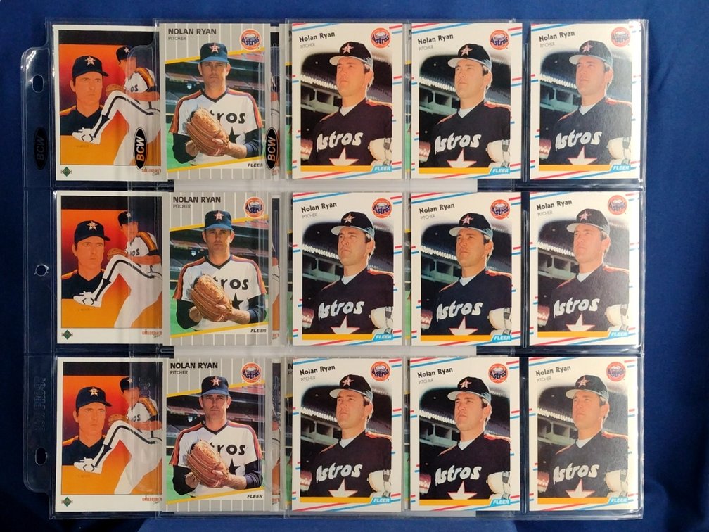27 Nolan Ryan cards HOF