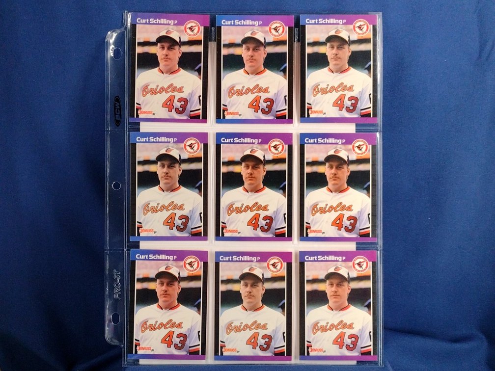 9 Curt Shilling rookie cards
