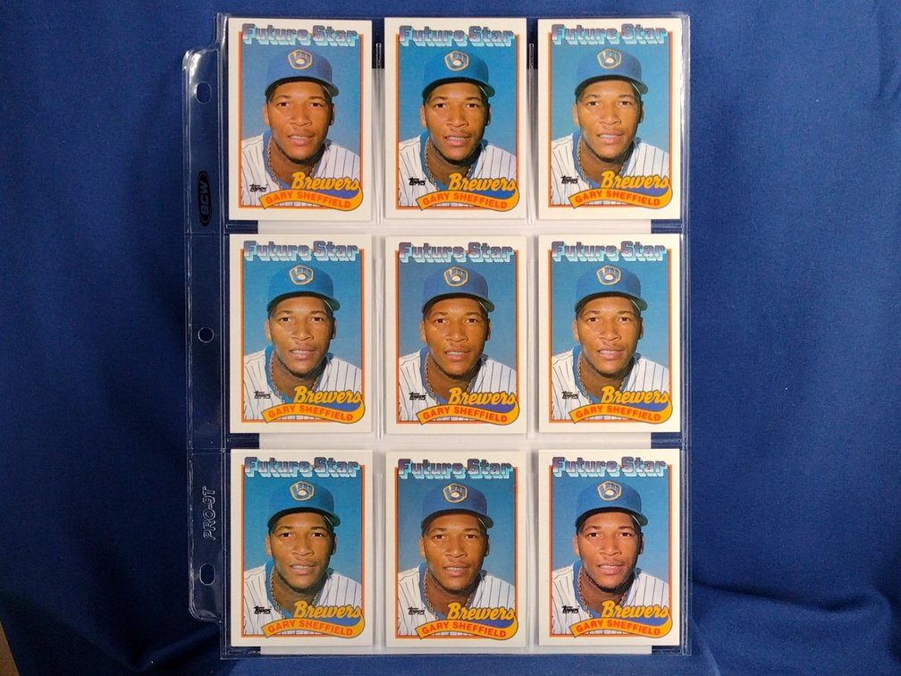9 Gary Sheffield rookie cards