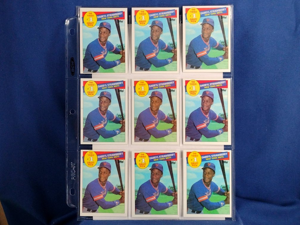 9 Darryl Strawberry cards