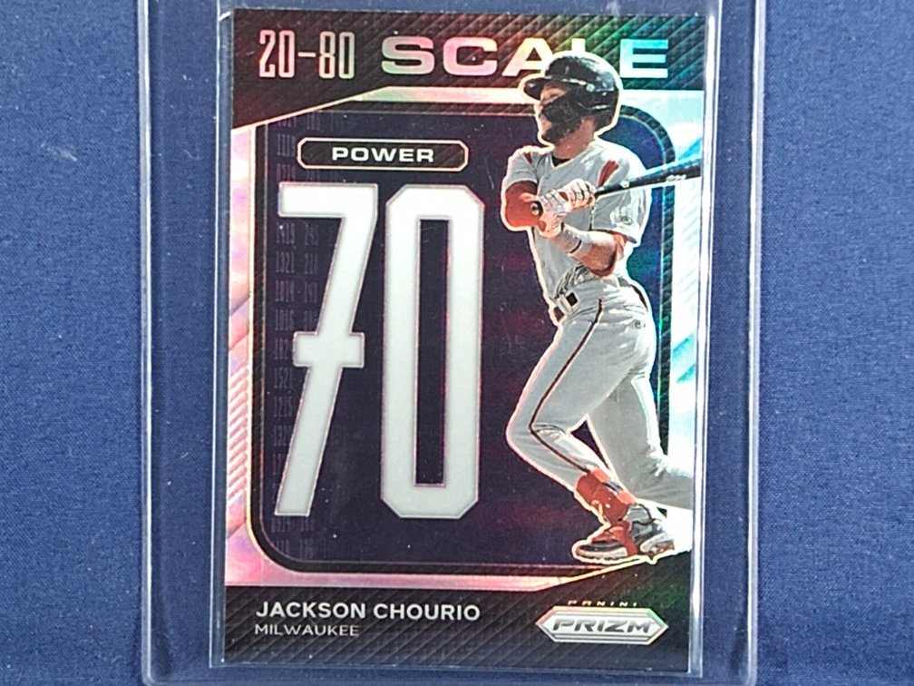 2023 Prism 20-80 Scale #SC6 Jackson Chourio Rookie