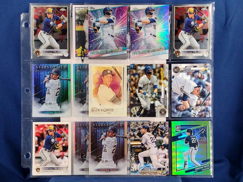 18 Christian Yelich cards