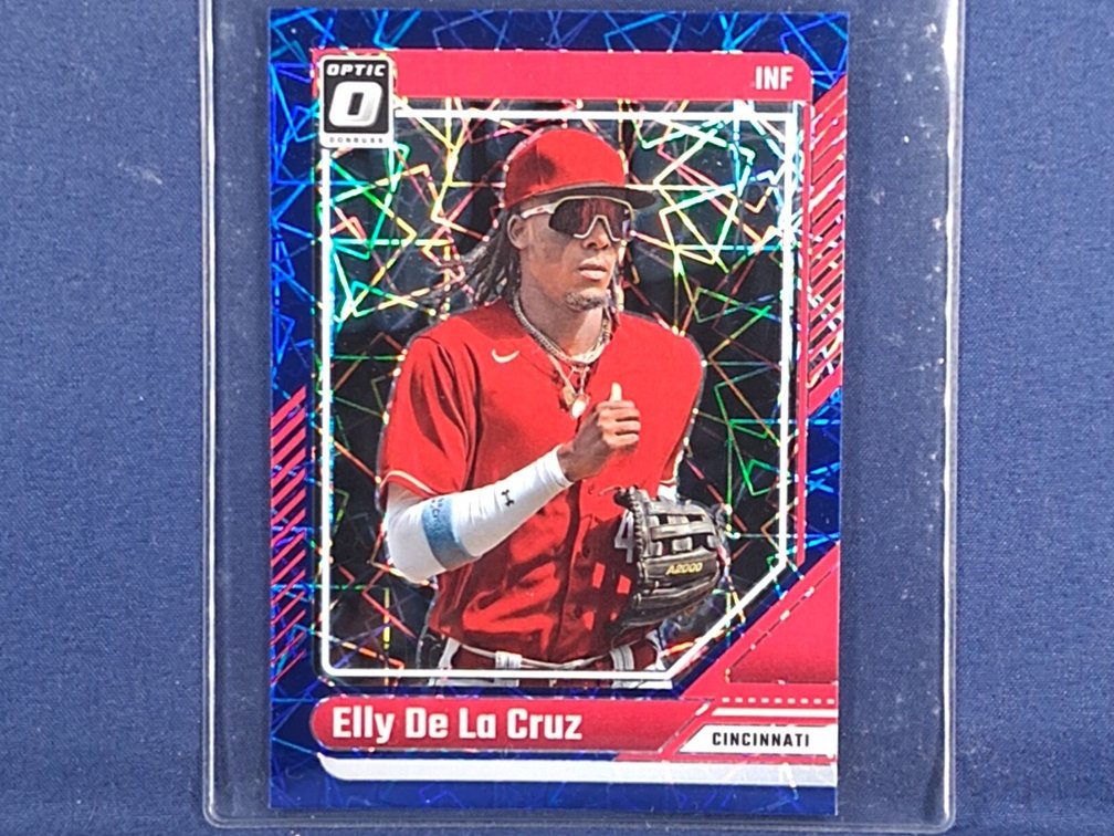 2024 Optic Blue Velocity #18 Elly de la Cruz