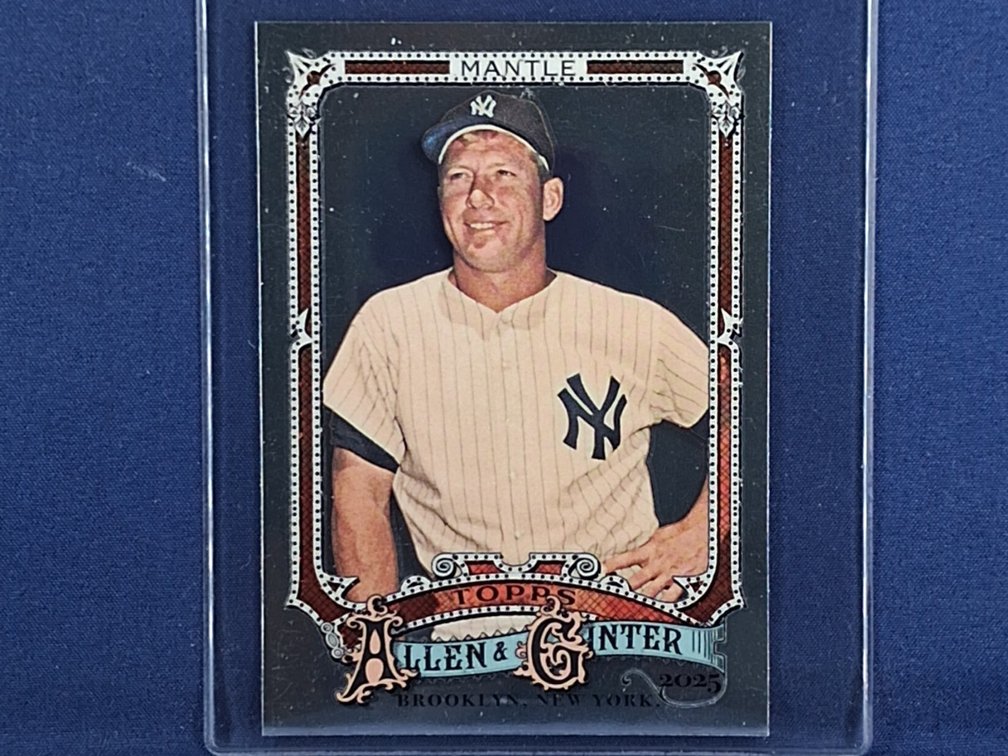 2025 Allen & Ginter Chrome #19 Mickey Mantle