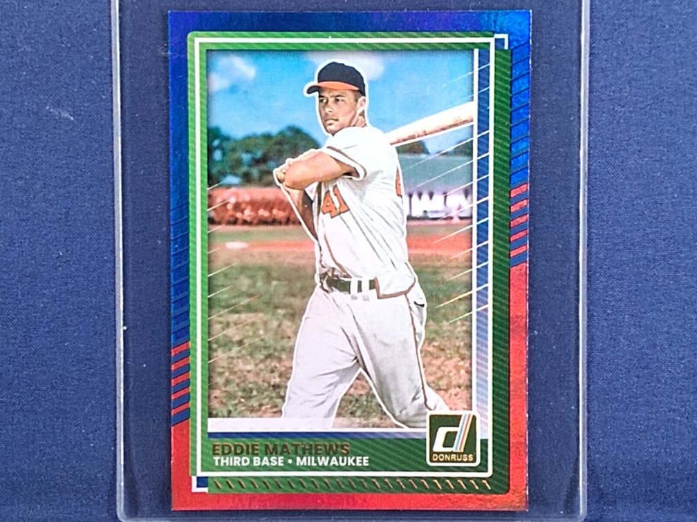 2025 Donruss #67 Eddie Mathews HOF