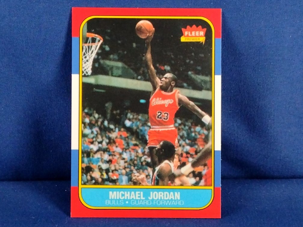 1986 Fleer Reprint #57 of 132 Michael Jordan