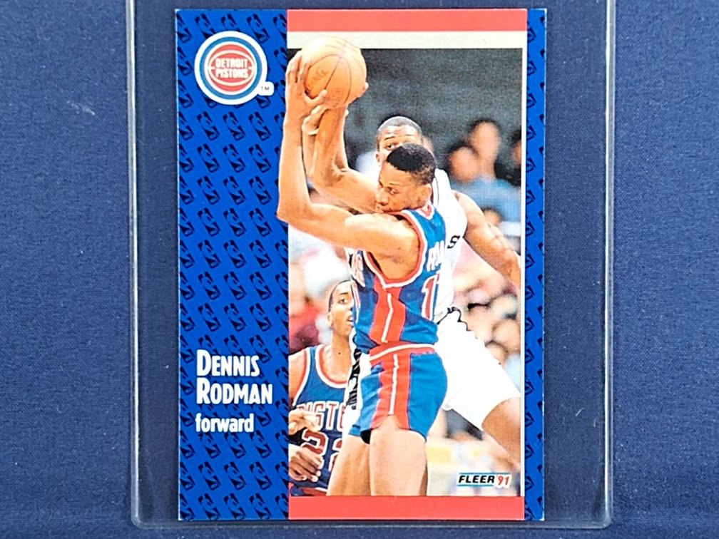 1991/92 Tonys Pizza #S-56 Dennis Rodman HOF