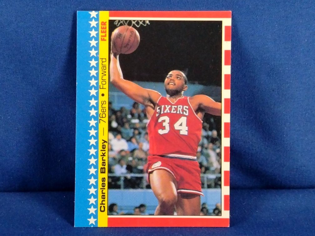 1987/88 Fleer Star Sticker #8 of 11 Charles
