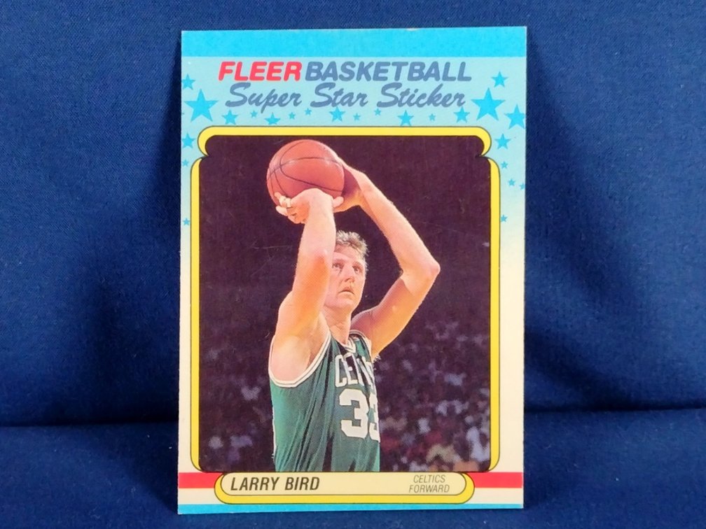 1988/89 Fleer Super Star Sticker #2 of 11 Larry
