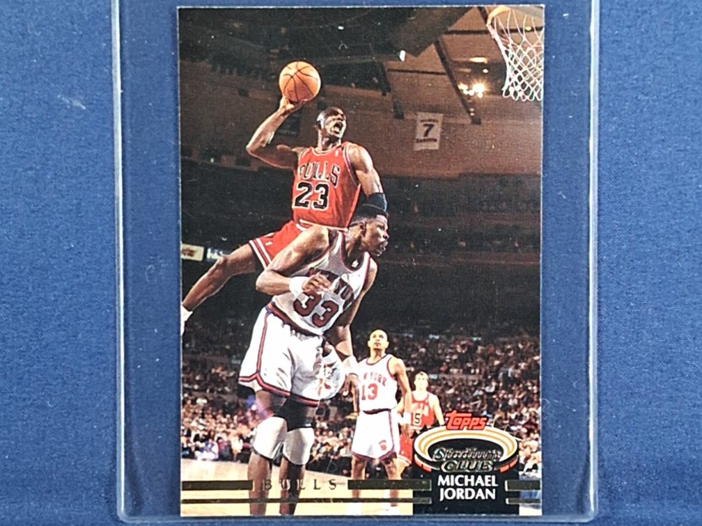 1992/93 Stadium Club #1 Michael Jordan HOF