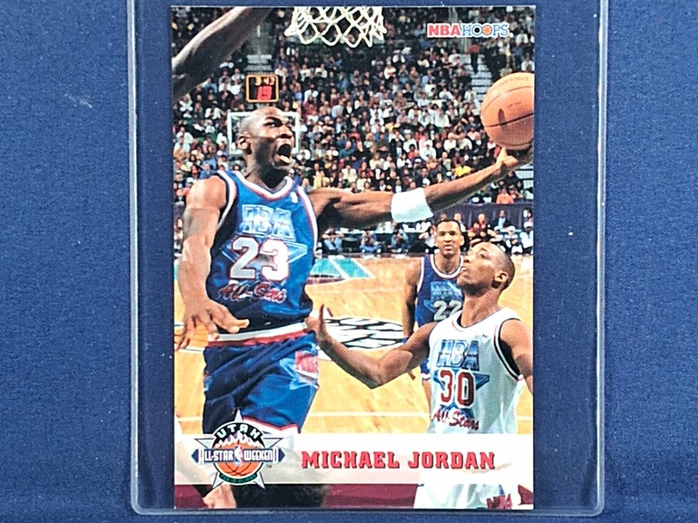 1993/94 Hoops #257 Michael Jordan HOF