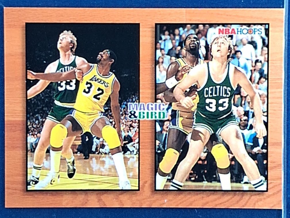 1993/94 Hoops #MB1 Magic & Bird NNO HOF